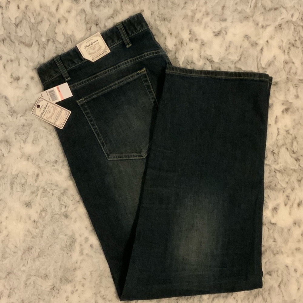 Flag & Anthem Men's Relaxed Fit Dark Blue Jeans